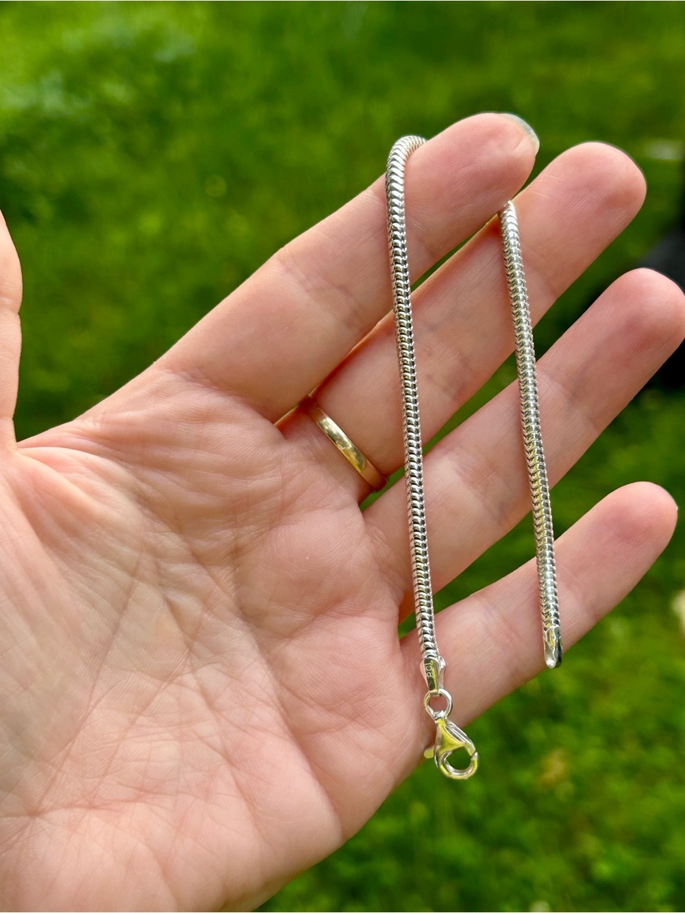 Sterling Silver Snake Chain Bracelet